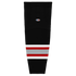 Athletic Knit Flex Fabric Pro Striped Hockey Socks